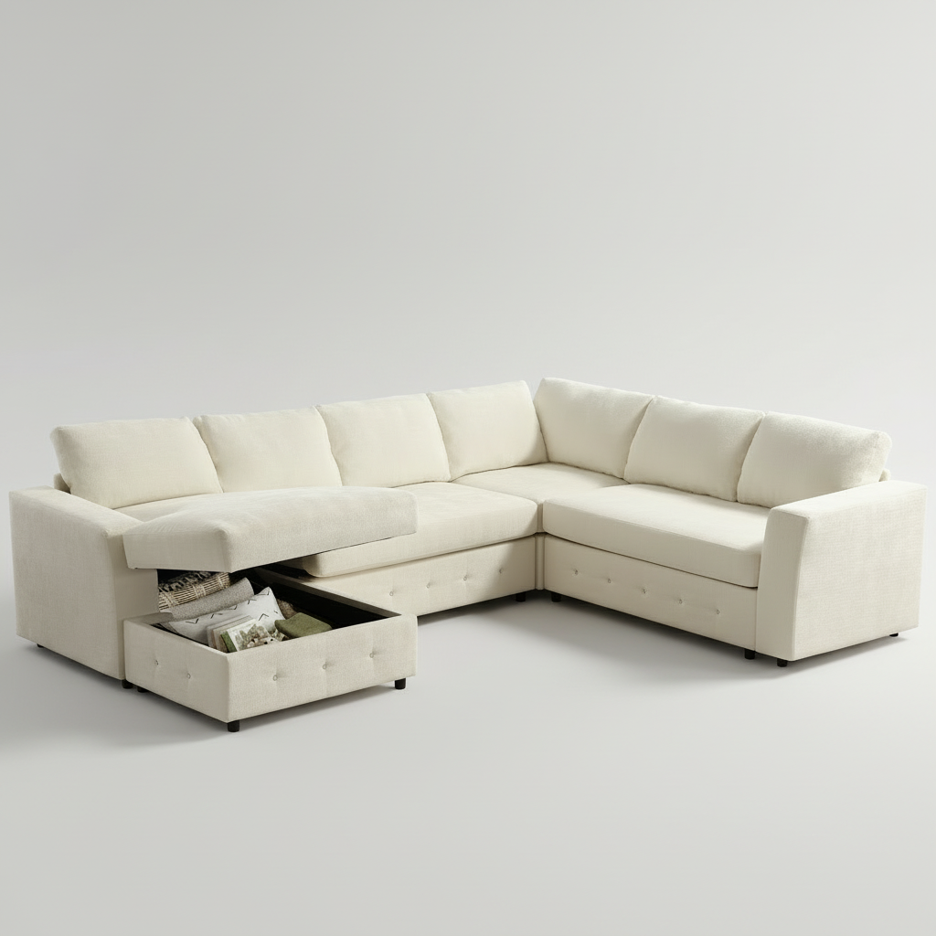 White Sectional Sofa