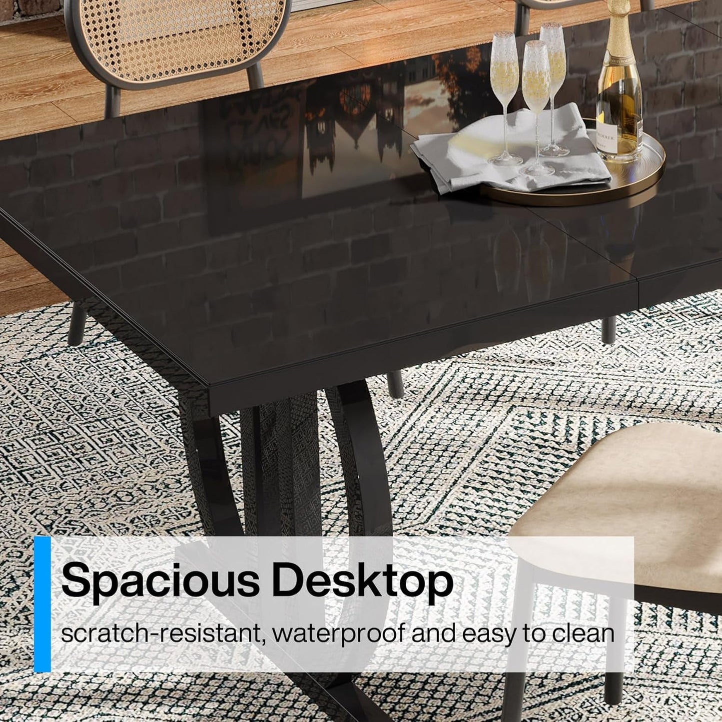 Black Dining Table