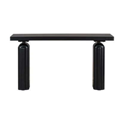 60-Inch Modern Black Console Table