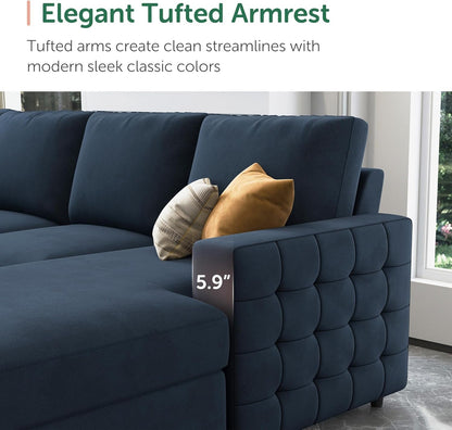 Modern U-Shaped Sectional Sofa