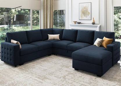 Modern U-Shaped Sectional Sofa