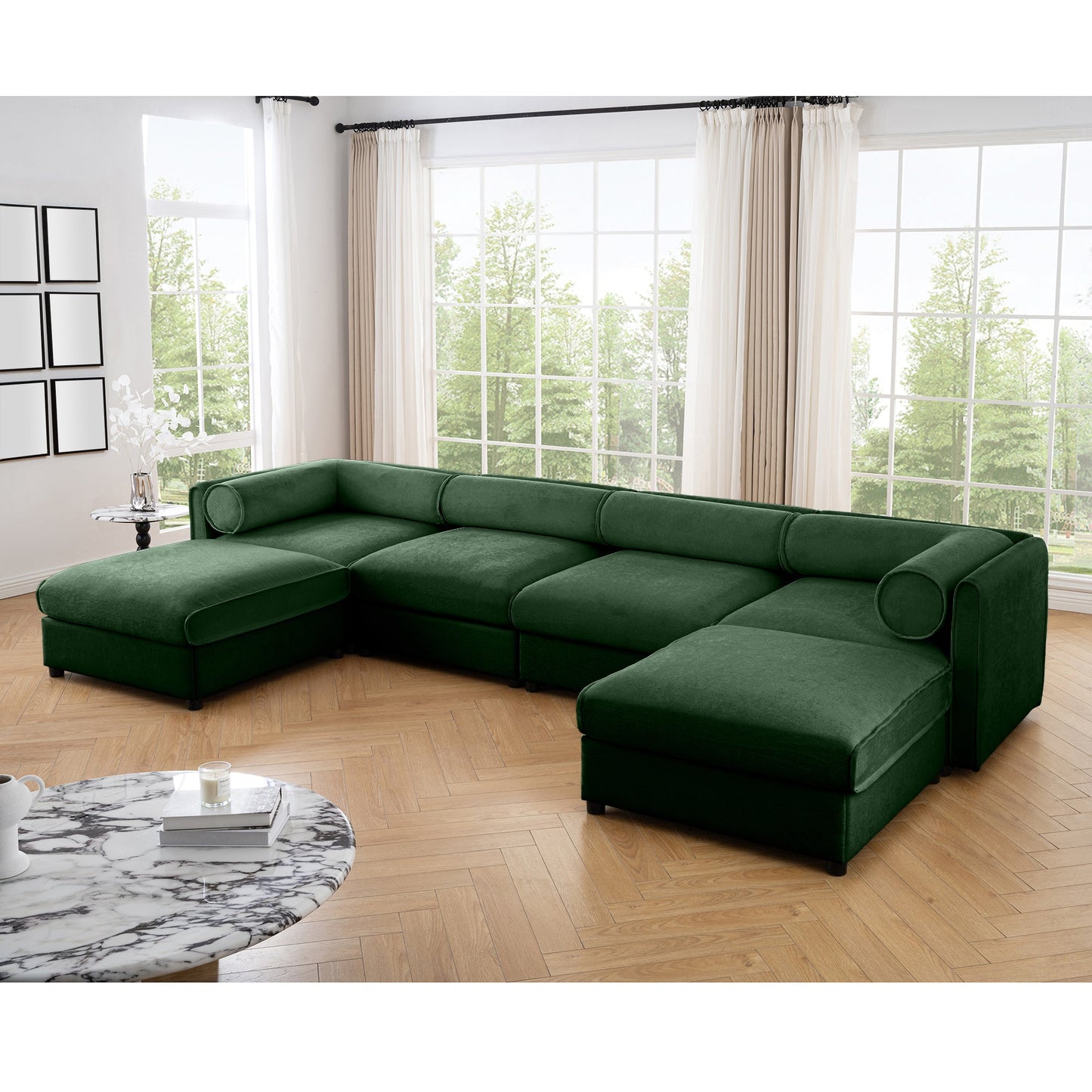 Olive Green Sofa