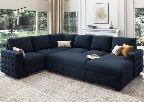 Modern U-Shaped Sectional Sofa