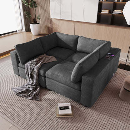 Grey Modular Sofa