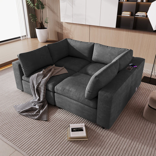 Grey Modular Sofa