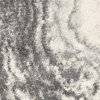 Ivory Grey Marble Rug