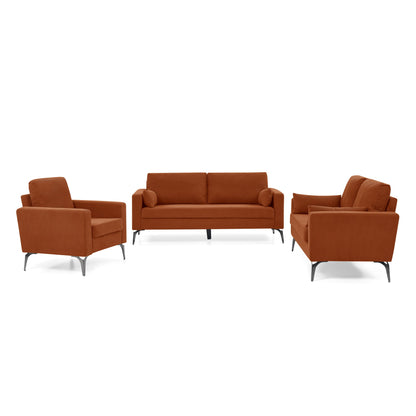 Modern 3-Piece Living Room Sofa Set
