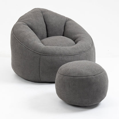 Carbon Grey Bean Bag
