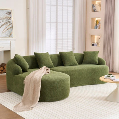 LY-022 Full Compression Sponge L-Shape Sectional Sofa