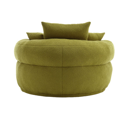 Chenille Sponge single sofa,No Assembly Required,Fluffy Modern Sleeper
