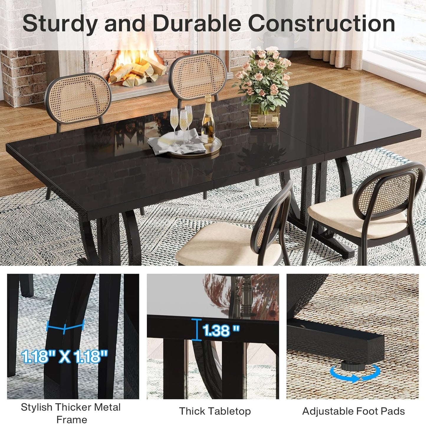 Black Dining Table