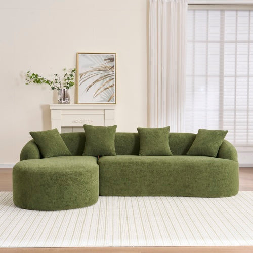 LY-022 Full Compression Sponge L-Shape Sectional Sofa
