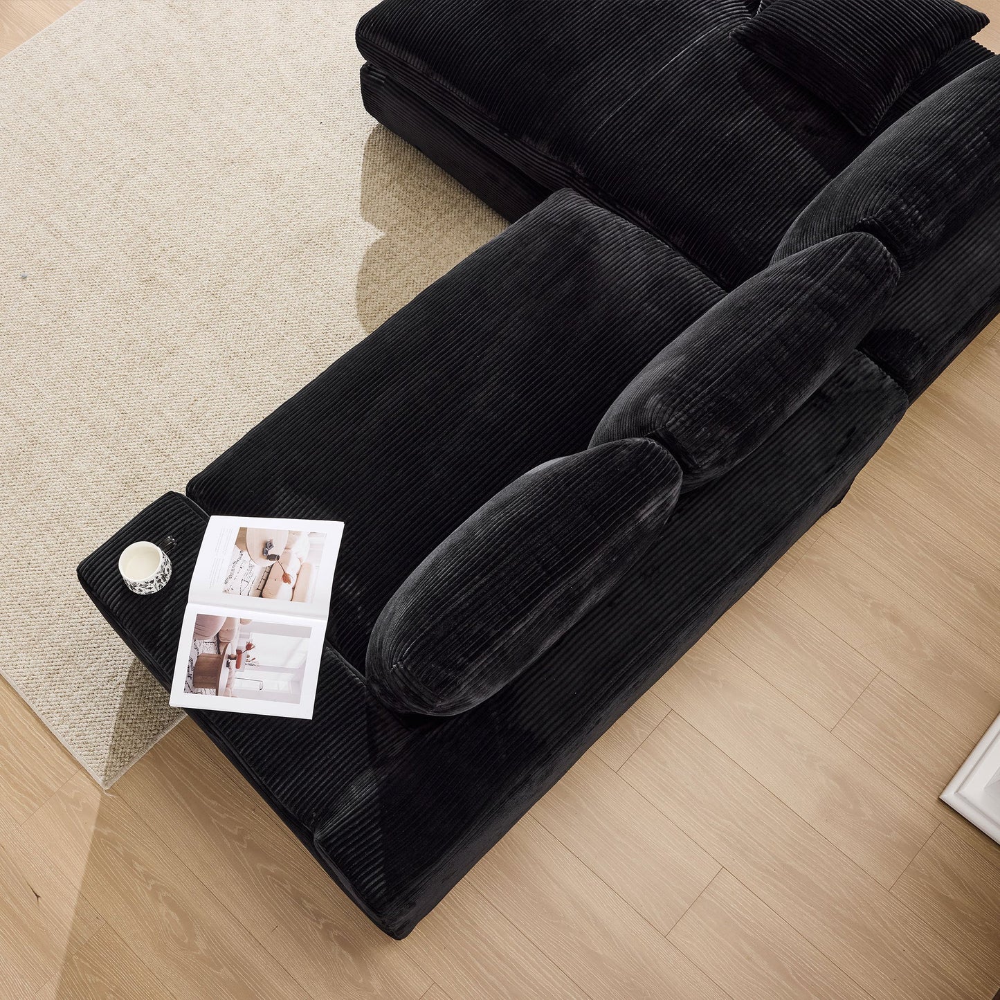 Charcoal Modular Sectional Sofa