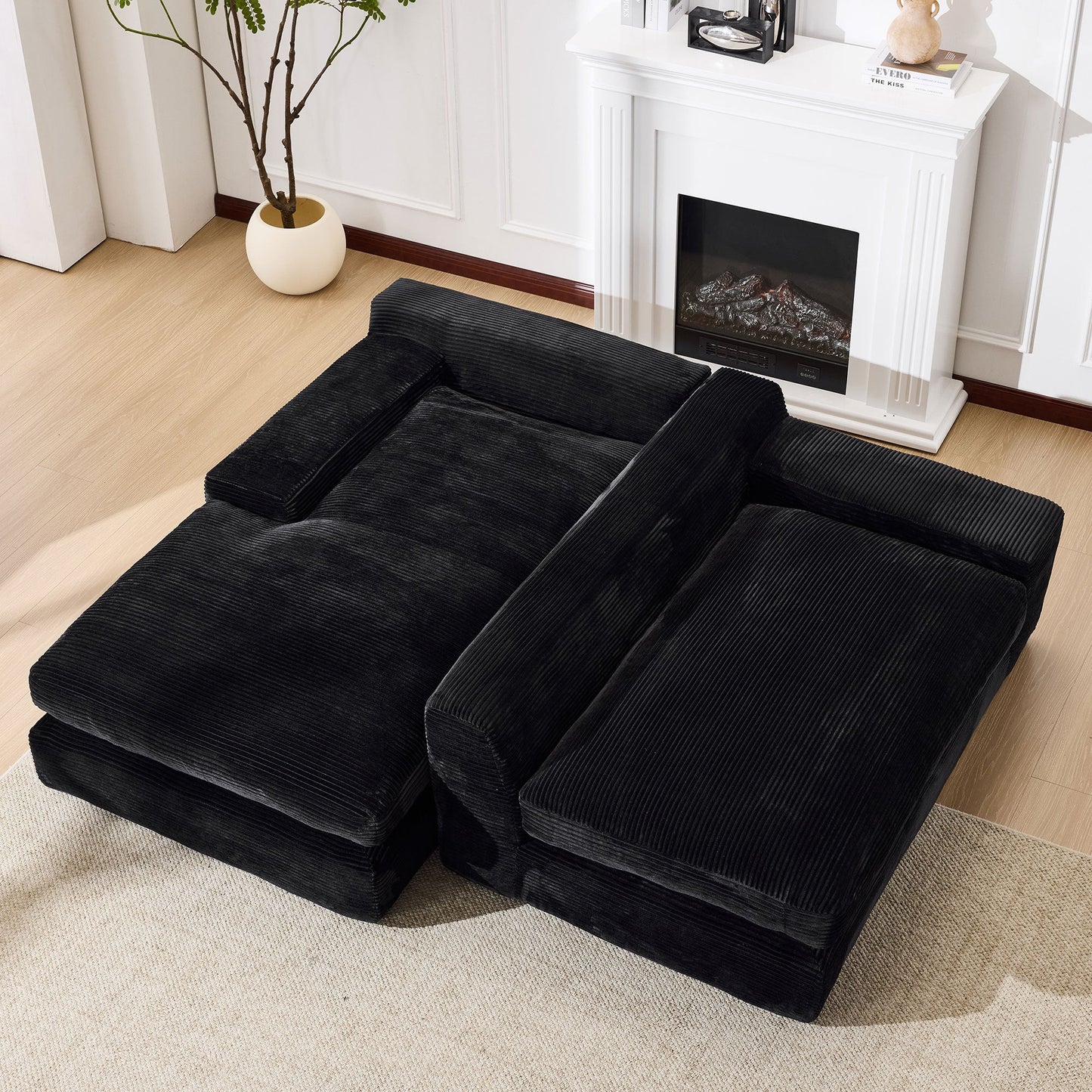 Charcoal Modular Sectional Sofa