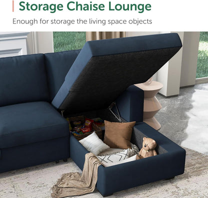 Modern U-Shaped Sectional Sofa