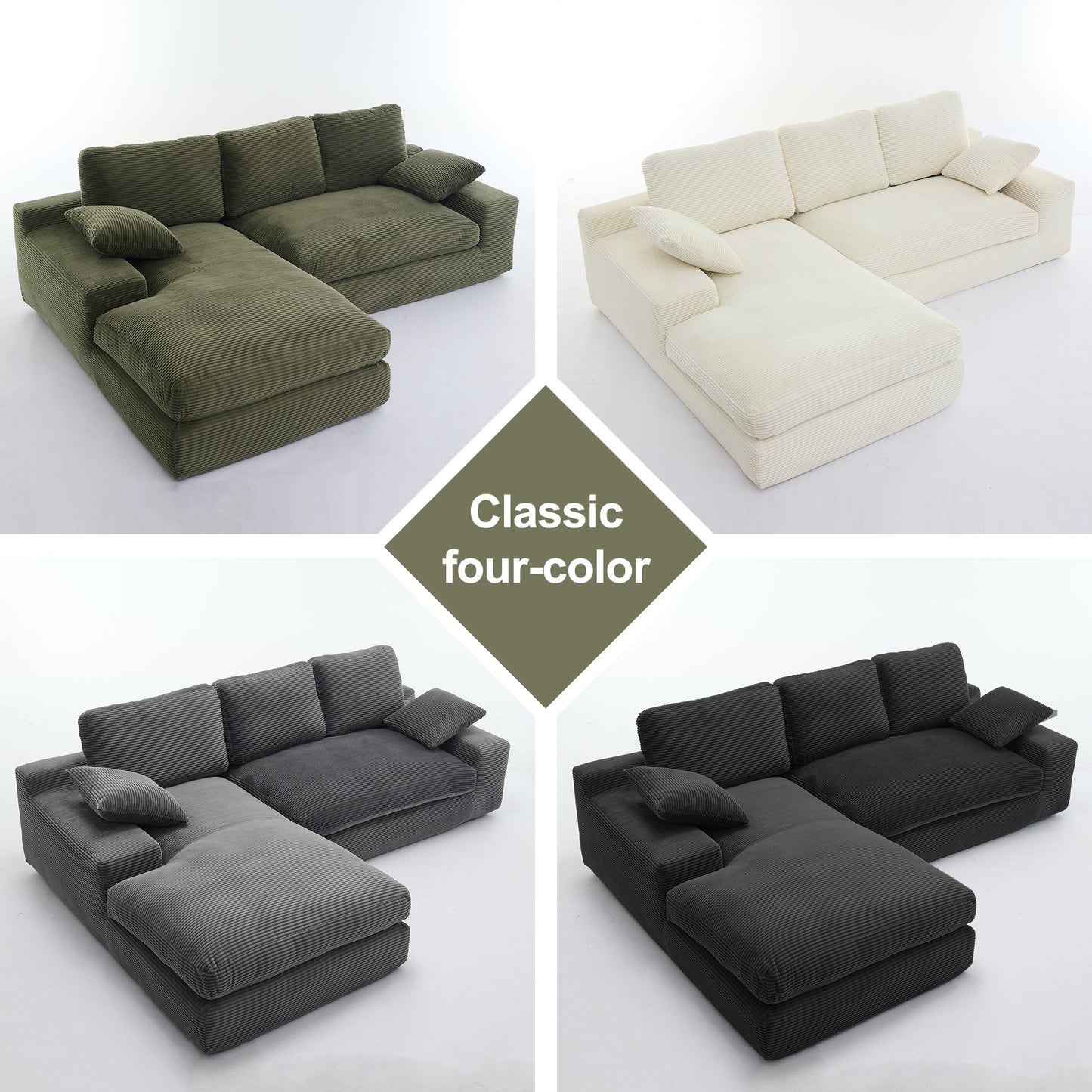 Charcoal Modular Sectional Sofa