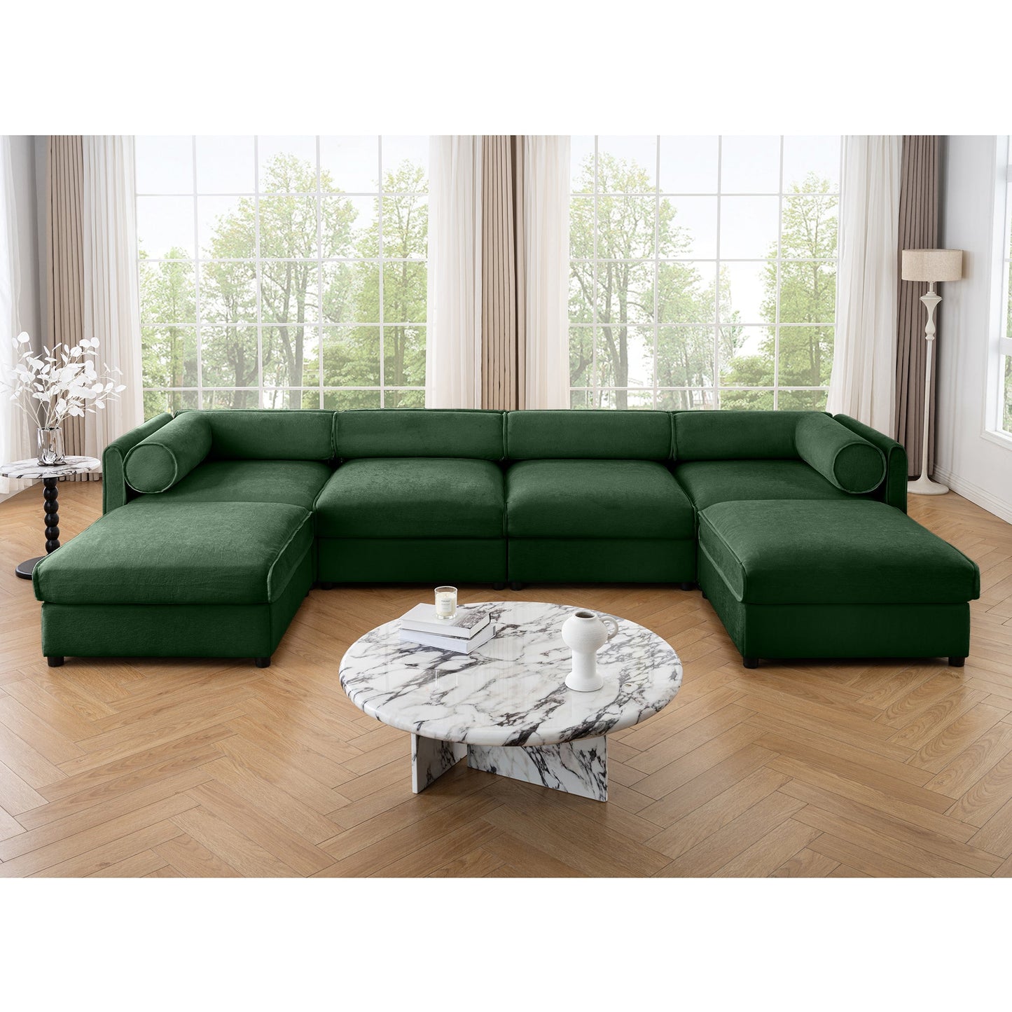 Olive Green Sofa