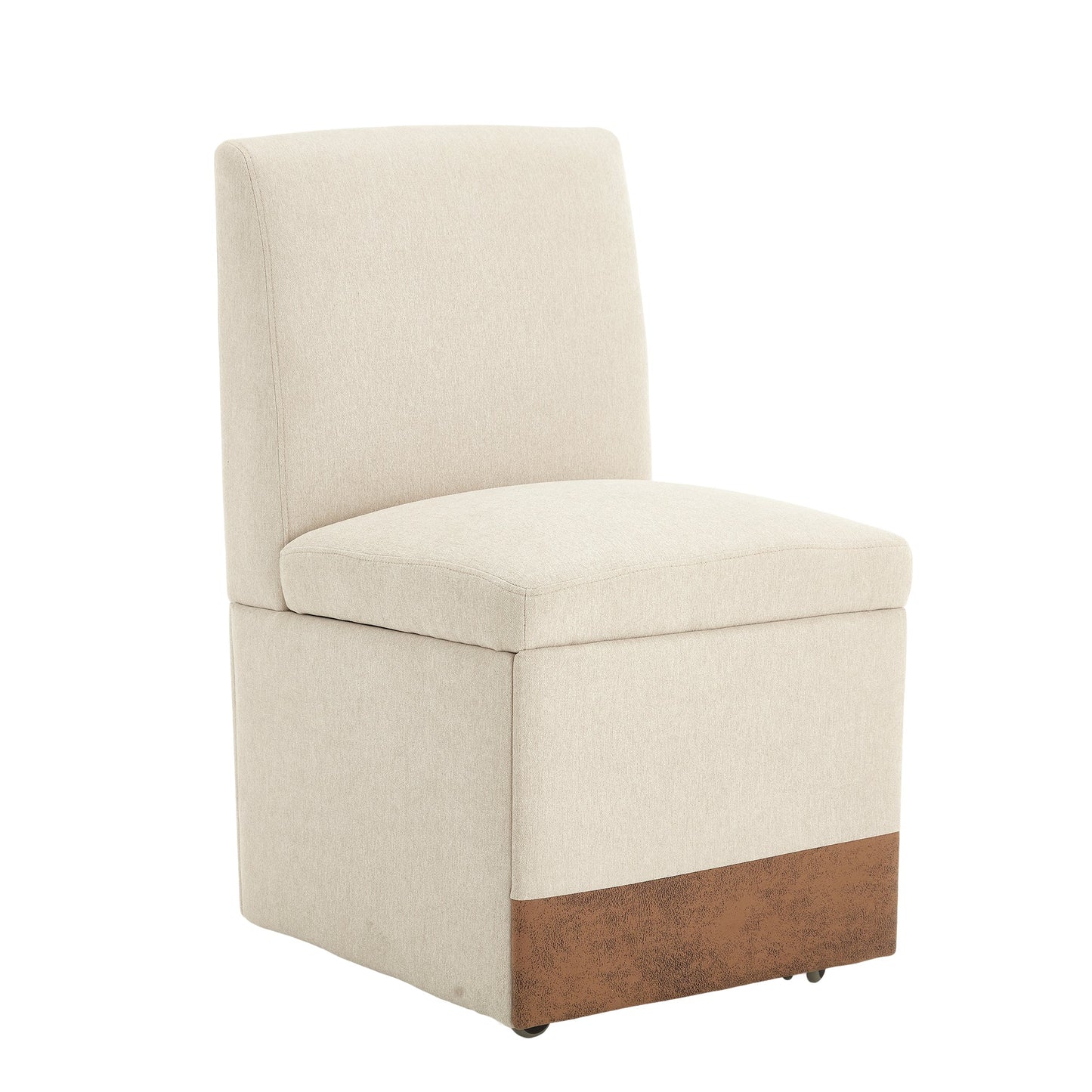 360 Degree Swivel Upholstered Dining Chairs Set of 2 Swivel Dining