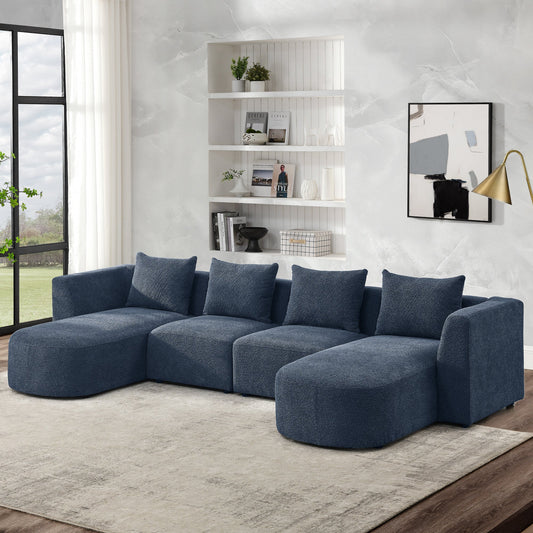 Navy Modular Sectional Sofa