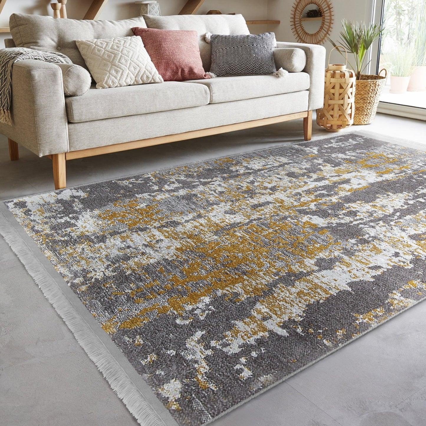 Antique Home Style Washable Area Rug | Homeezone