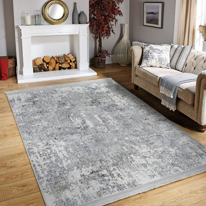 Grey Bedroom Decor Washable Area Rug | Homeezone