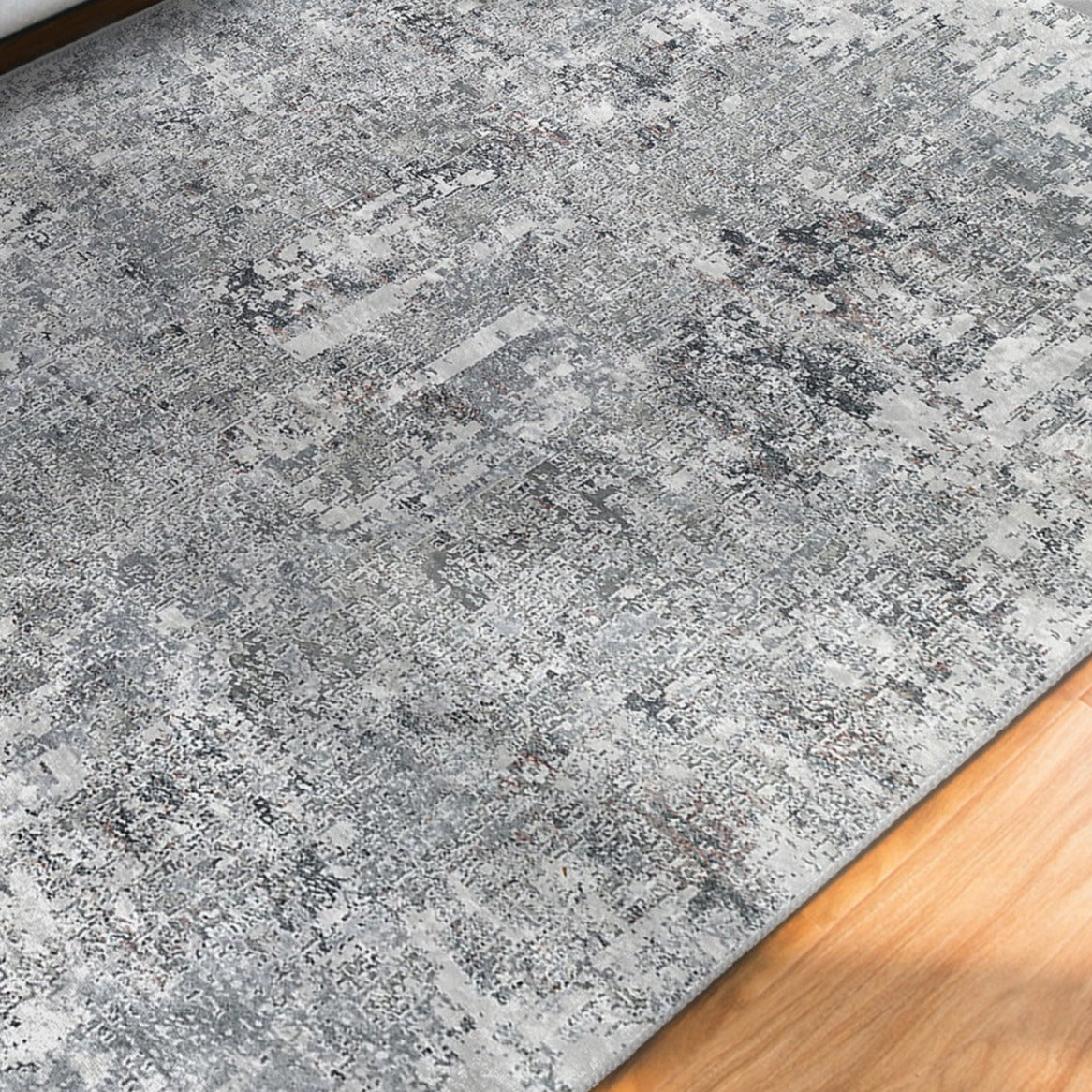 Grey Bedroom Decor Washable Area Rug | Homeezone