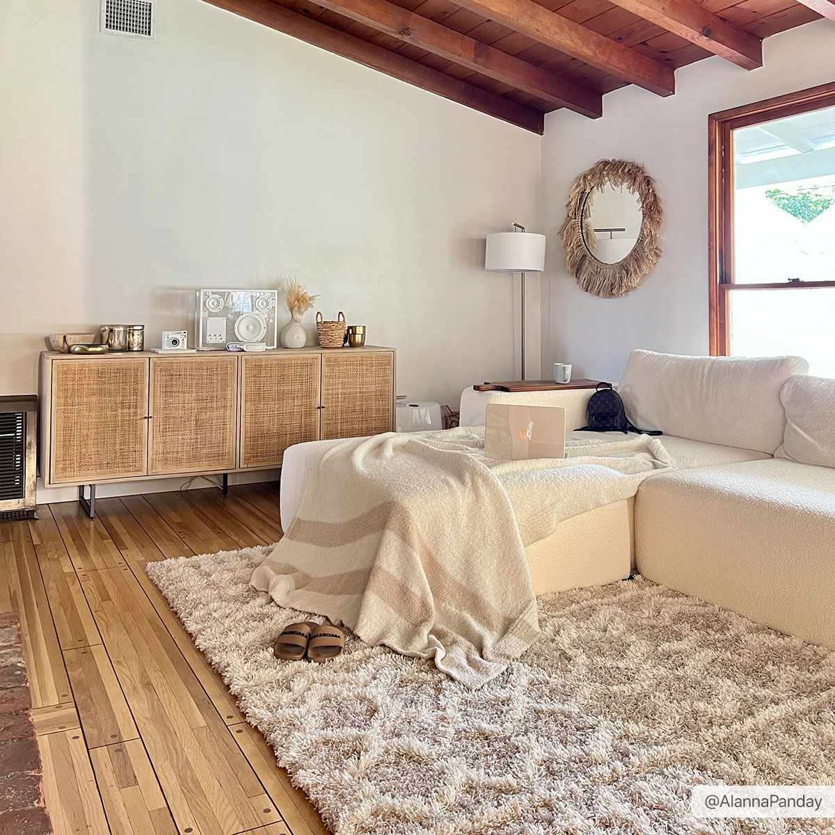 Prompton Cream Plush Rug