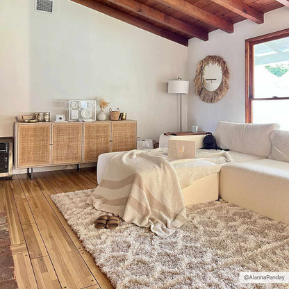 Prompton Cream Plush Rug