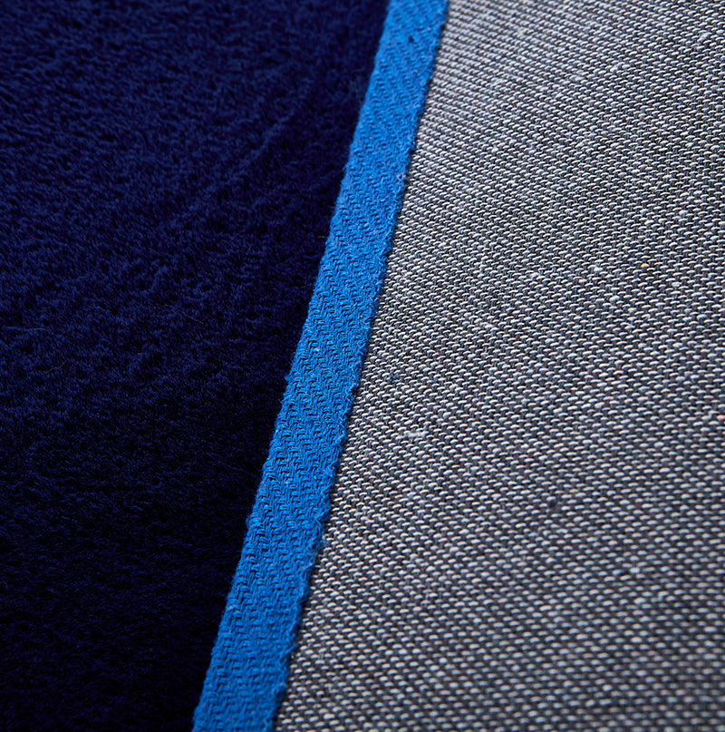 Lily Navy Blue Chinchilla Faux Fur Rug