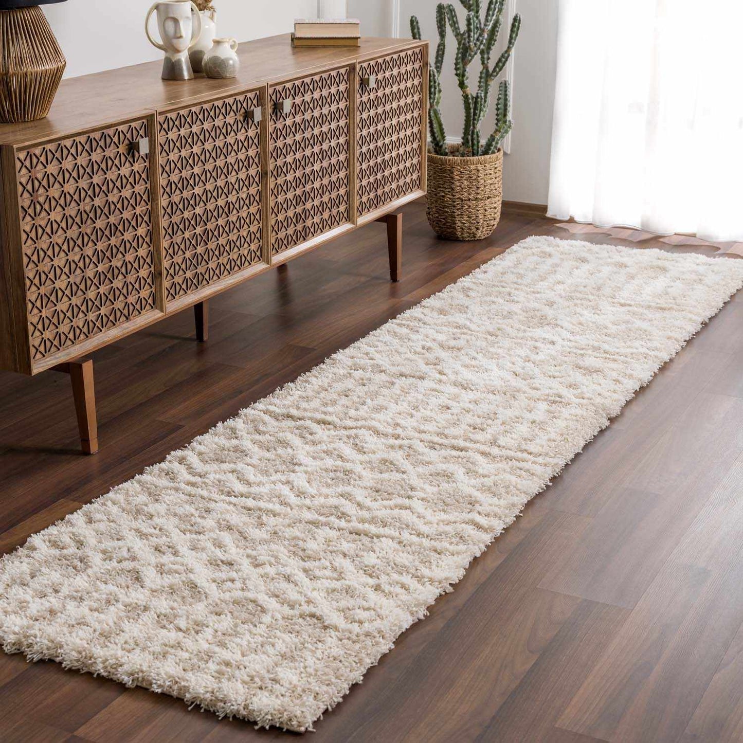 Prompton Cream Plush Rug