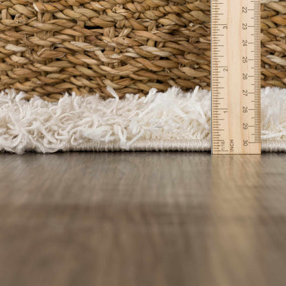 Atira Light Brown Checkered Rug