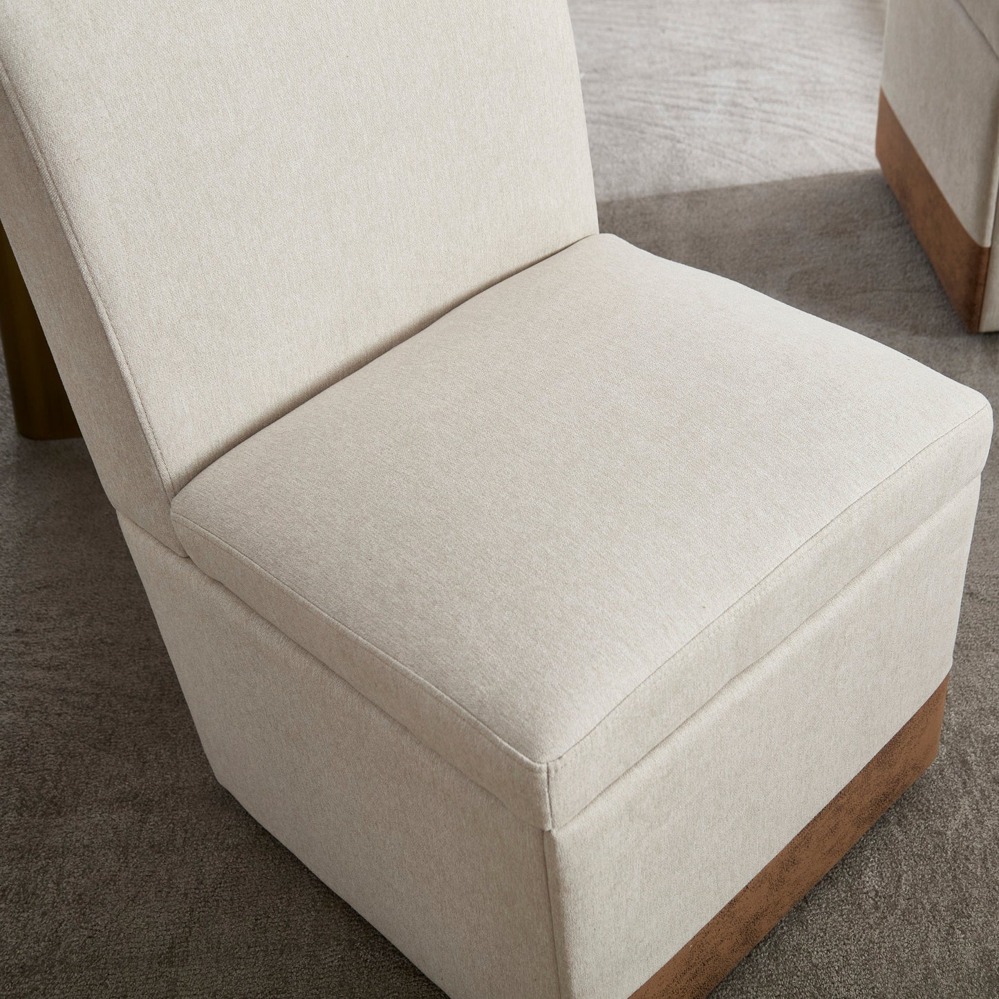 360 Degree Swivel Upholstered Dining Chairs Set of 2 Swivel Dining