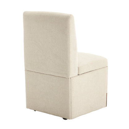 360 Degree Swivel Upholstered Dining Chairs Set of 2 Swivel Dining