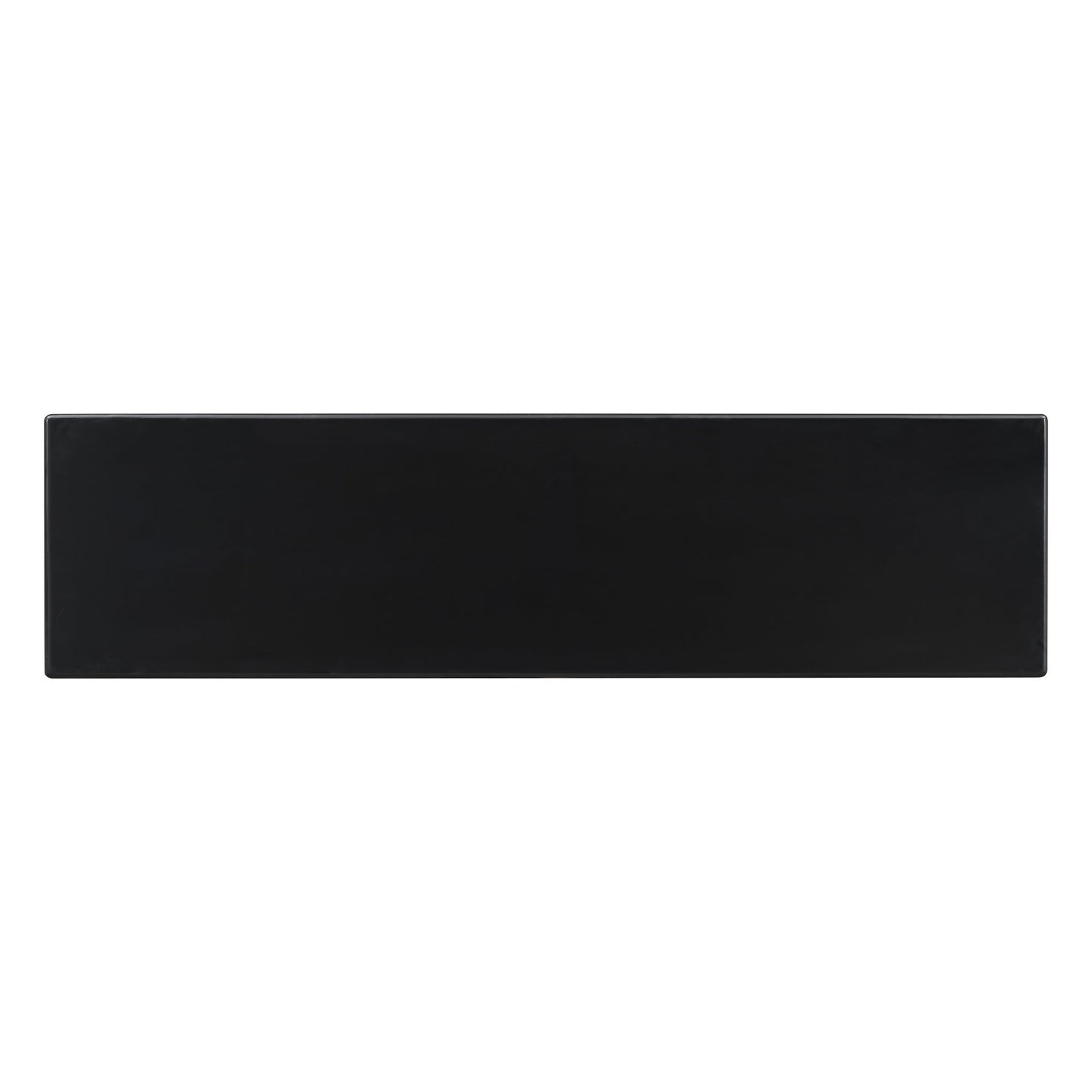 60-Inch Modern Black Console Table