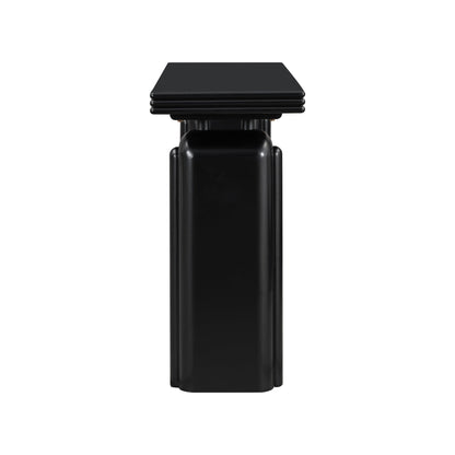 60-Inch Modern Black Console Table