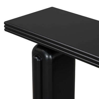 60-Inch Modern Black Console Table