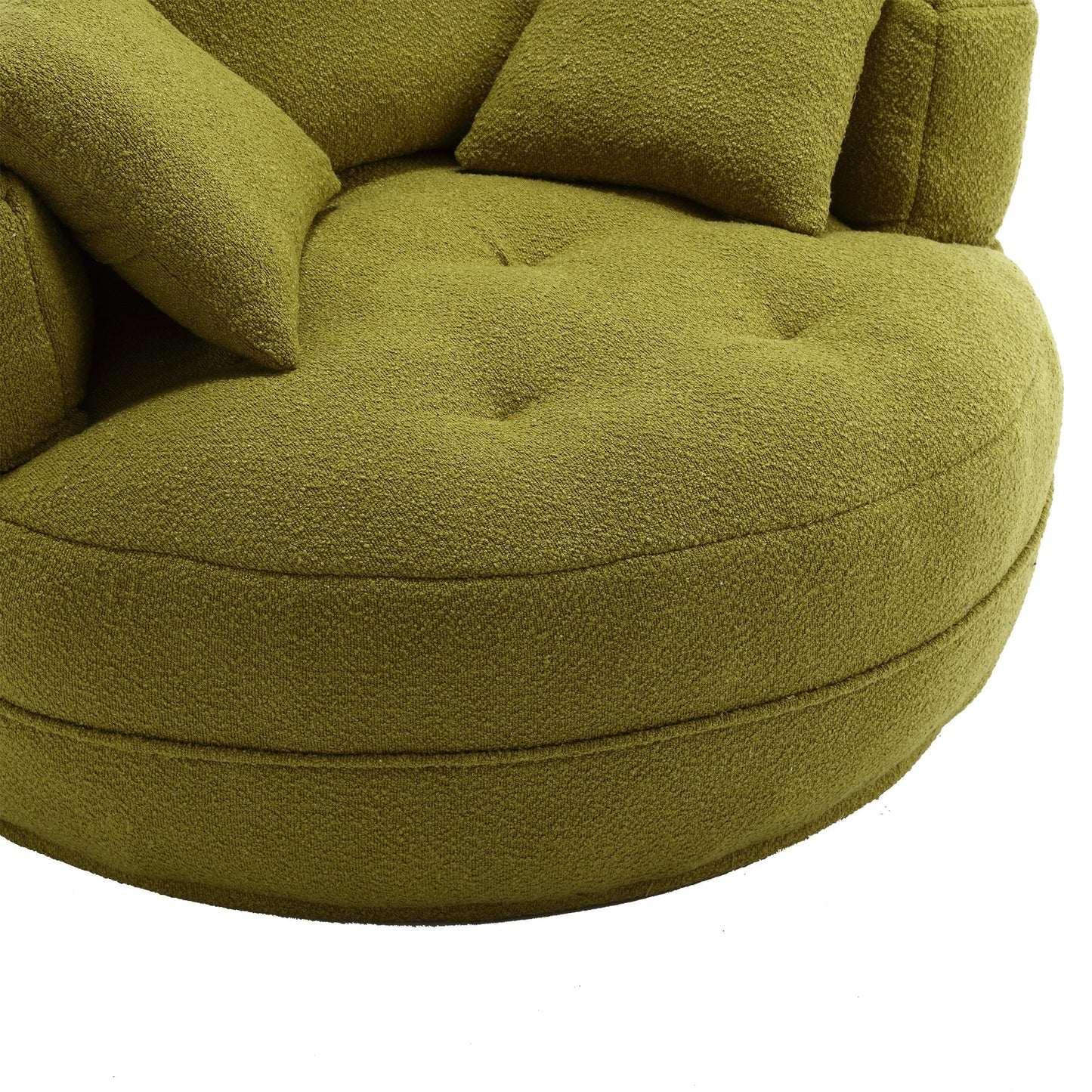 Chenille Sponge single sofa,No Assembly Required,Fluffy Modern Sleeper