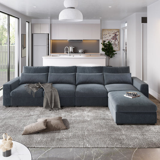 Modern Dark Gray Sofa