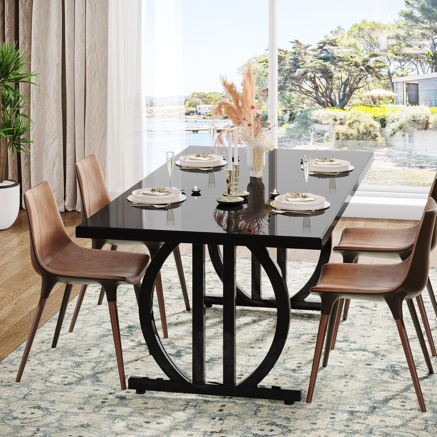 Black Dining Table